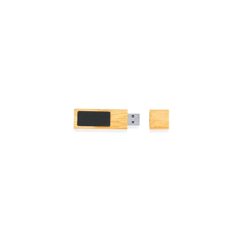 Clé USB 16GB personnalisée Afroks Matières : bambou goodies publicitaire événementiel