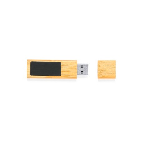 Clé USB 16GB personnalisée Afroks Matières : bambou goodies publicitaire événementiel