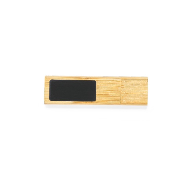 Clé USB 16GB personnalisée Afroks Matières : bambou cadeau collaborateur premium