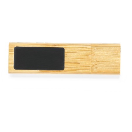 Clé USB 16GB personnalisée Afroks Matières : bambou cadeau collaborateur premium