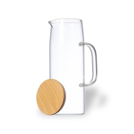 Carafe Personnalisée Éco-responsable Objets Publicitaires Dibrix Matières : bambou cadeau entreprise pas cher