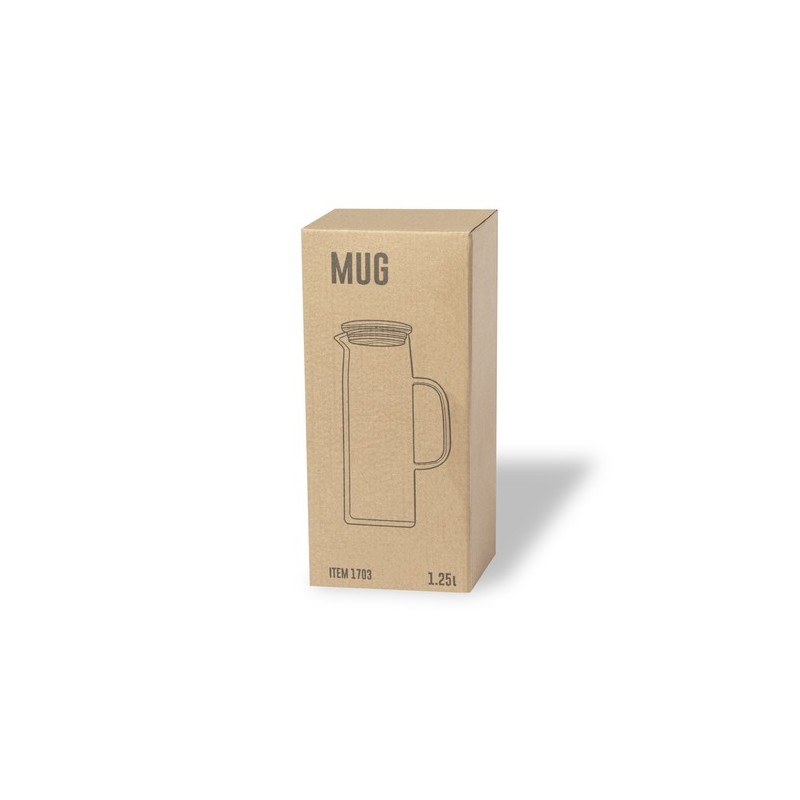 Carafe Personnalisée Éco-responsable Objets Publicitaires Dibrix Matières : bambou impression haute définition
