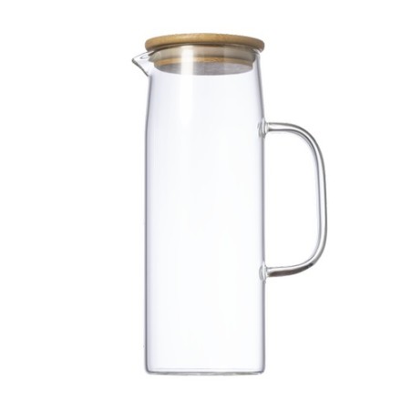 Carafe Personnalisée Éco-responsable Objets Publicitaires Dibrix Matières : bambou marquage laser ultra précis