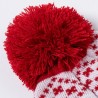 Bonnet personnalisé de Noël - Elenix Matières : acrylique Couleurs : rouge impression haute définition