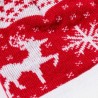 Bonnet personnalisé de Noël - Elenix Matières : acrylique Couleurs : rouge marquage laser ultra précis