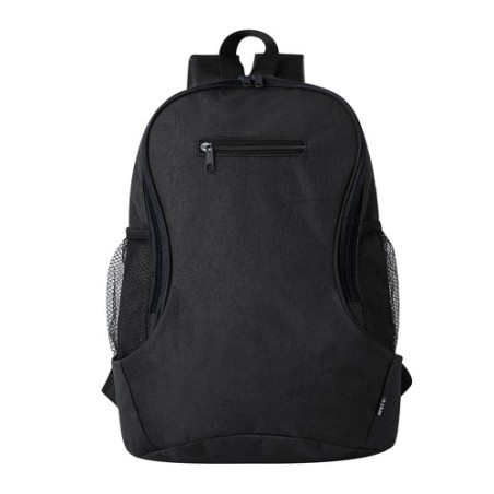 Sac à Dos Durable Personnalisable Sergli Matières : PET recyclé Couleurs : rouge cadeau affaires élégant