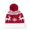Bonnet personnalisé de Noël - Elenix Matières : acrylique Couleurs : rouge personnalisation rapide en France