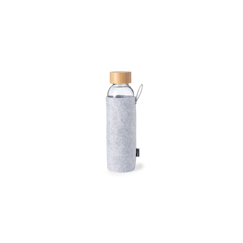 Bidon Éco-responsable Pratique Personnalisé pas cher Blorek Matières : bambou Couleurs : gris