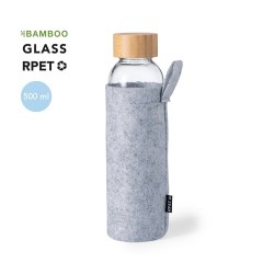 Bidon Éco-responsable Pratique Personnalisé pas cher Blorek Matières : bambou Couleurs : gris 2