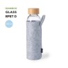 Bidon Éco-responsable Pratique Personnalisé pas cher Blorek Matières : bambou Couleurs : gris personnalisable avec votre logo