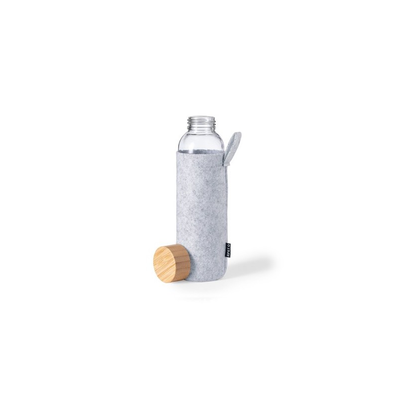 Bidon Éco-responsable Pratique Personnalisé pas cher Blorek Matières : bambou Couleurs : gris cadeau entreprise pas cher