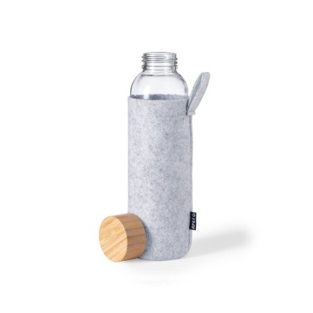Bidon Éco-responsable Pratique Personnalisé pas cher Blorek Matières : bambou Couleurs : gris cadeau entreprise pas cher