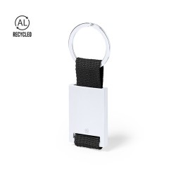 Porte-Clés Éco-responsable Personnalisable Lofly Matières : polyester Couleurs : argenté 2