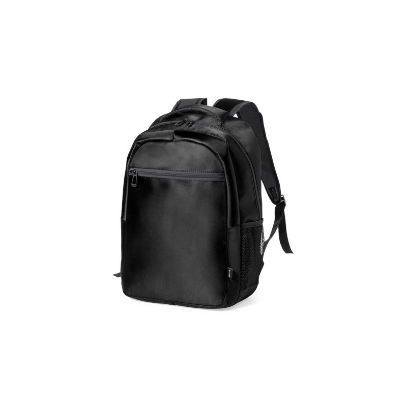 Sac à Dos Éco-responsable et Pratique Personnalisé pas cher Polack Couleurs : noir Matières : nylon recyclé cadeau collaborateur