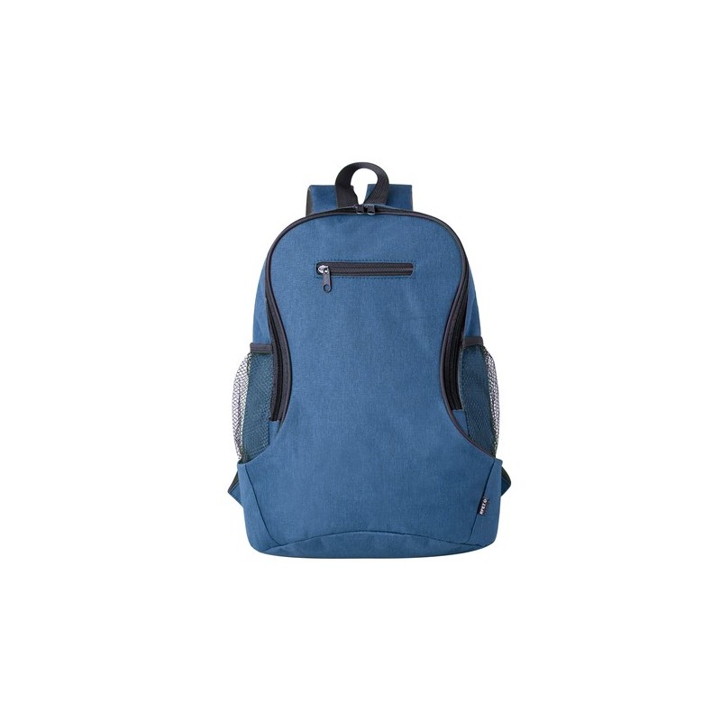 Sac à Dos Durable Personnalisable Sergli Matières : PET recyclé Couleurs : bleu goodies publicitaire événementiel