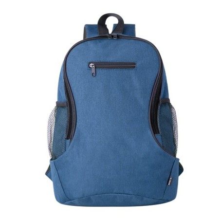 Sac à Dos Durable Personnalisable Sergli Matières : PET recyclé Couleurs : bleu goodies publicitaire événementiel