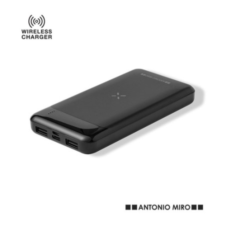 Power Bank Élégant Personnalisé 5000 mAh pas cher Baliok Couleurs : noir personnalisable avec votre logo