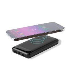 Power Bank Élégant Personnalisé 5000 mAh pas cher Baliok Couleurs : noir goodies publicitaire événementiel