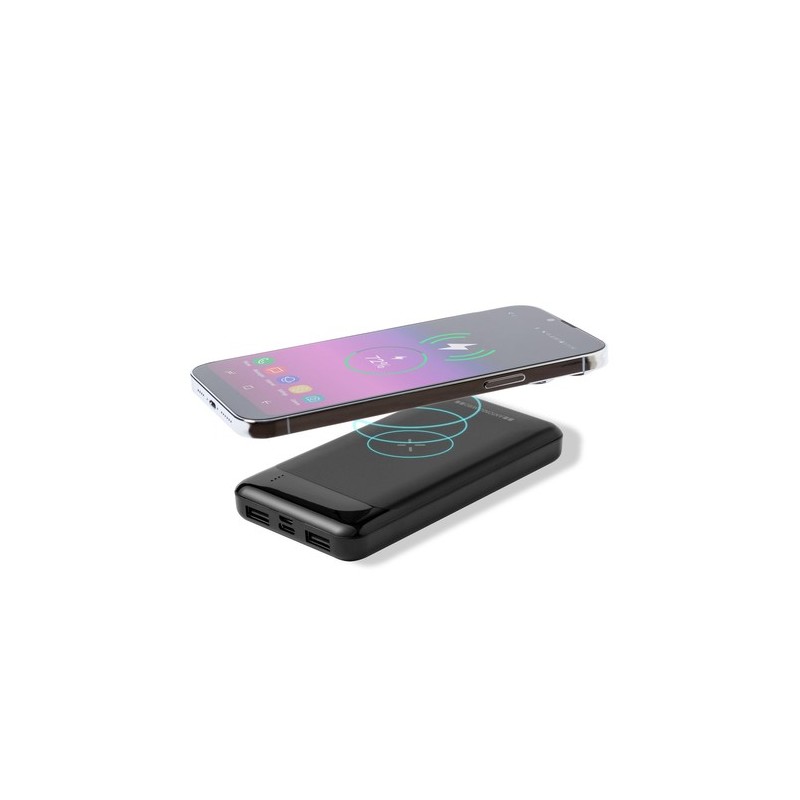 Power Bank Élégant Personnalisé 5000 mAh pas cher Baliok Couleurs : noir goodies publicitaire événementiel