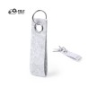 Porte-Clés Éco-responsable Personnalisé Pratique Triax Matières : PET recyclé Couleurs : gris personnalisable avec votre logo