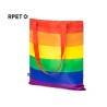 Sac Pratique Éco-responsable Personnalisé pour vos Achats - Rubiros Matières : PET recyclé Couleurs : rainbow personnalisable av