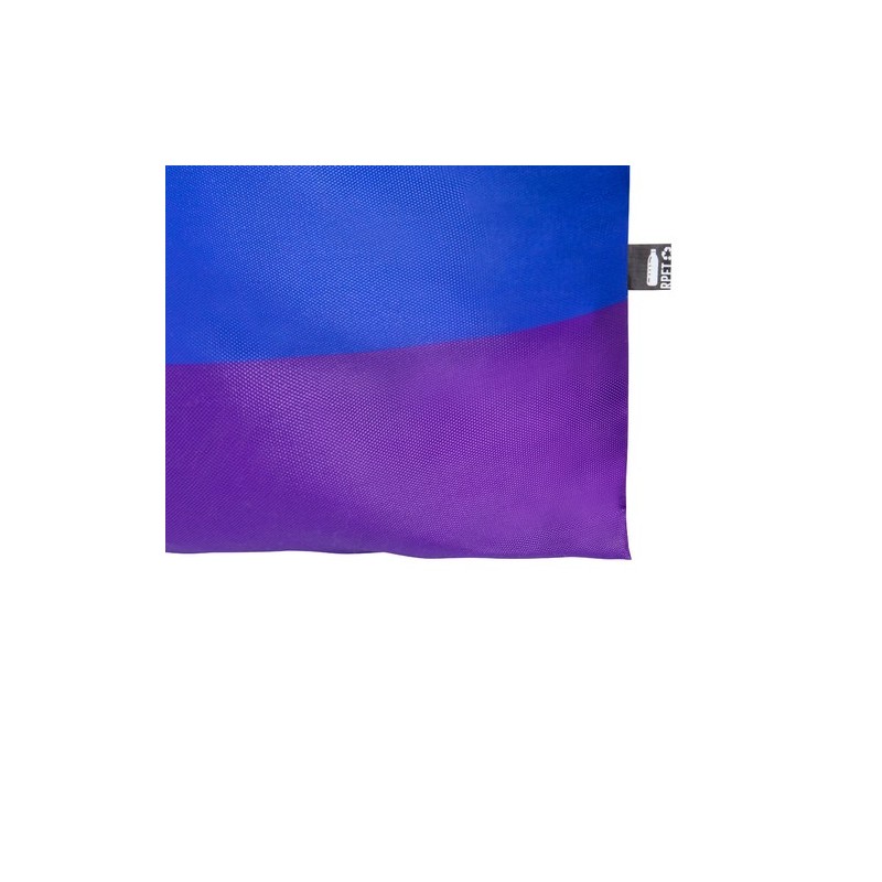 Sac Pratique Éco-responsable Personnalisé pour vos Achats - Rubiros Matières : PET recyclé Couleurs : rainbow impression haute d