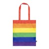 Sac Pratique Éco-responsable Personnalisé pour vos Achats - Rubiros Matières : PET recyclé Couleurs : rainbow marquage laser ult