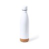 Bidon Personnalisé Publicitaire de Sublimation Pooch - Cadeau Unique Matières : liège Couleurs : blanc