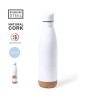 Bidon Personnalisé Publicitaire de Sublimation Pooch - Cadeau Unique Matières : liège Couleurs : blanc personnalisable avec votr
