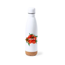 Bidon Personnalisé Publicitaire de Sublimation Pooch - Cadeau Unique Matières : liège Couleurs : blanc goodies publicitaire évén