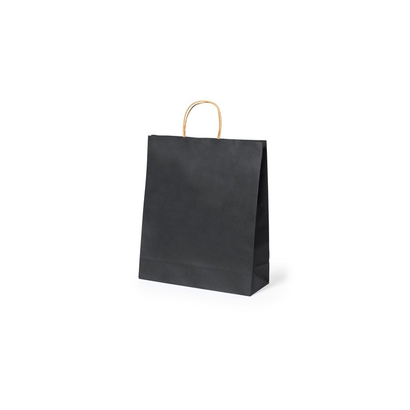 Sac en Papier Recyclé Personnalisé Durable et Chic Mepus Matières : papier recyclé Couleurs : noir