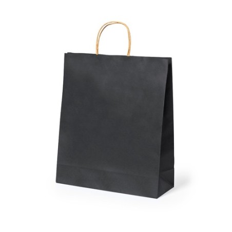 Sac en Papier Recyclé Personnalisé Durable et Chic Mepus Matières : papier recyclé Couleurs : noir