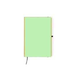 Bloc Notes Éco-responsable Personnalisé pas cher - Tefan Matières : cuir recyclé Couleurs : marron cadeau collaborateur premium