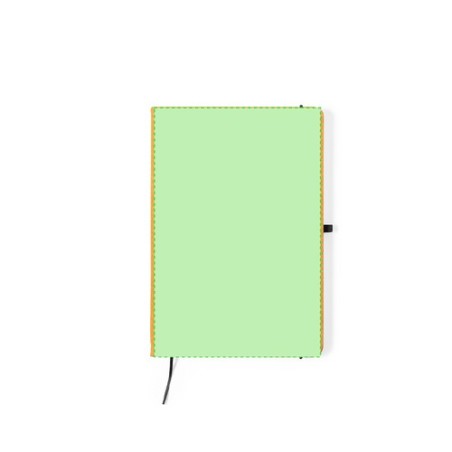 Bloc Notes Éco-responsable Personnalisé pas cher - Tefan Matières : cuir recyclé Couleurs : marron cadeau collaborateur premium