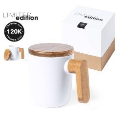 Tasse Édition Limitée Personnalisée Haruncal Matières : bois Couleurs : blanc 2