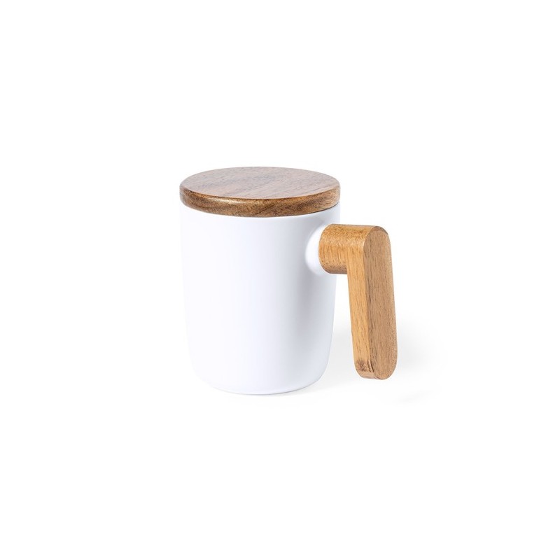 Tasse Édition Limitée Personnalisée Haruncal Matières : bois Couleurs : blanc goodies publicitaire événementiel