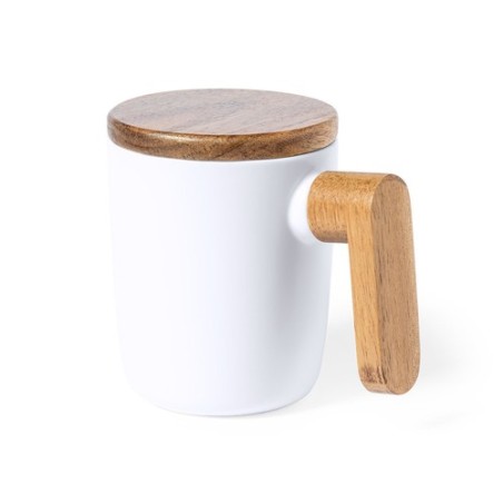 Tasse Édition Limitée Personnalisée Haruncal Matières : bois Couleurs : blanc goodies publicitaire événementiel