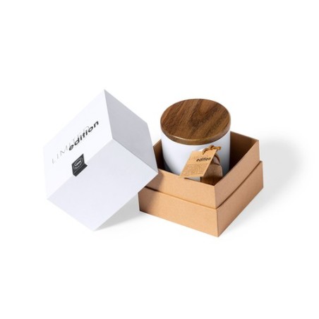 Tasse Édition Limitée Personnalisée Haruncal Matières : bois Couleurs : blanc marquage laser ultra précis