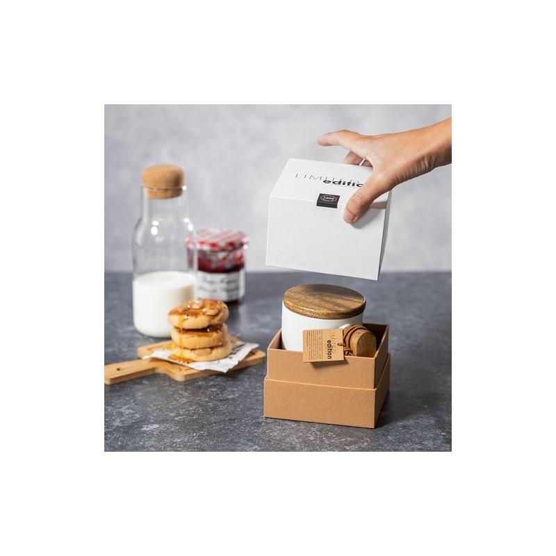 Tasse Édition Limitée Personnalisée Haruncal Matières : bois Couleurs : blanc objet promotionnel éco-responsable