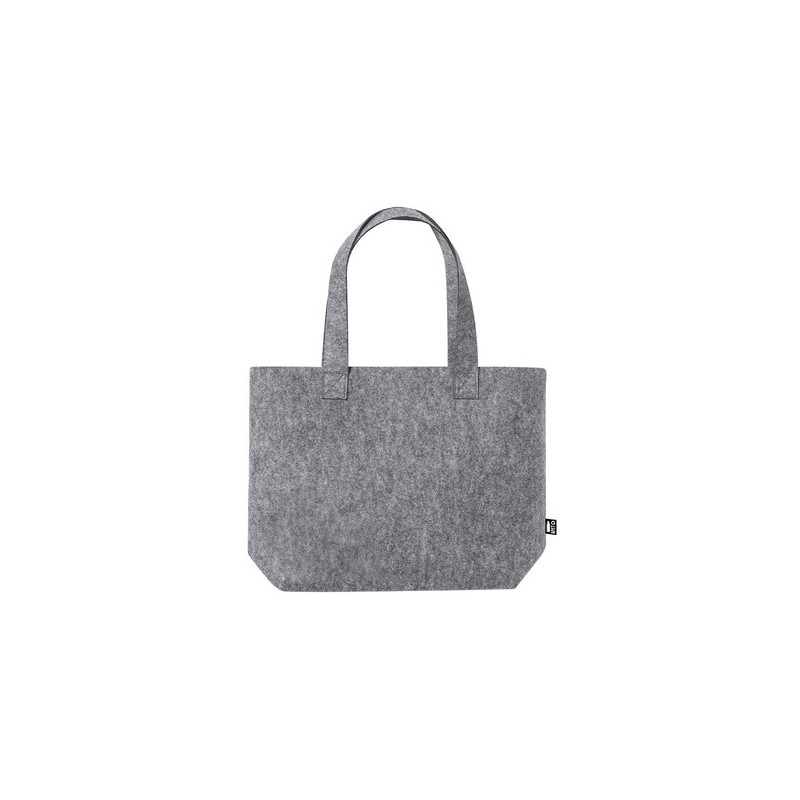 Sac Éco-responsable en RPET Personnalisé pour le Shopping Flavux pas cher Matières : PET recyclé Couleurs : gris