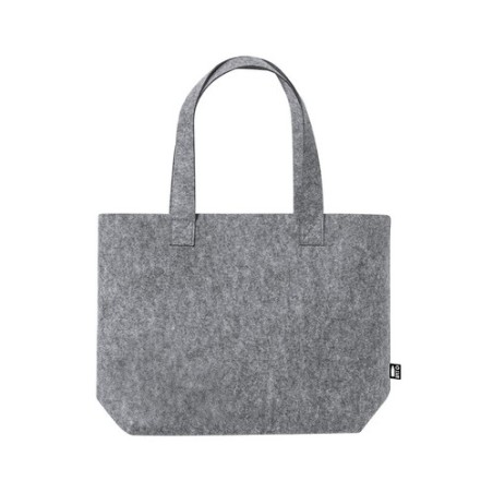 Sac Éco-responsable en RPET Personnalisé pour le Shopping Flavux pas cher Matières : PET recyclé Couleurs : gris