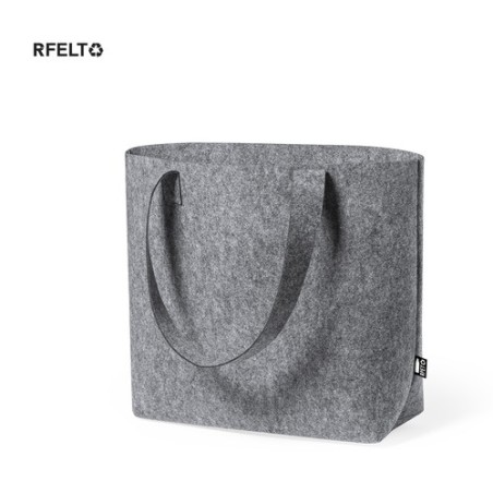 Sac Éco-responsable en RPET Personnalisé pour le Shopping Flavux pas cher Matières : PET recyclé Couleurs : gris personnalisable