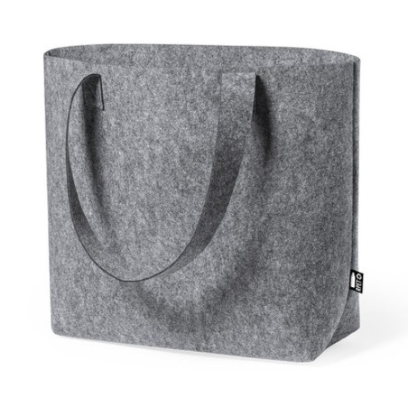 Sac Éco-responsable en RPET Personnalisé pour le Shopping Flavux pas cher Matières : PET recyclé Couleurs : gris goodies publici