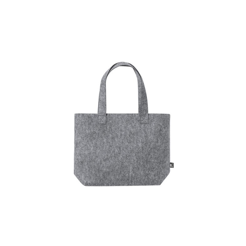 Sac Éco-responsable en RPET Personnalisé pour le Shopping Flavux pas cher Matières : PET recyclé Couleurs : gris marquage laser 