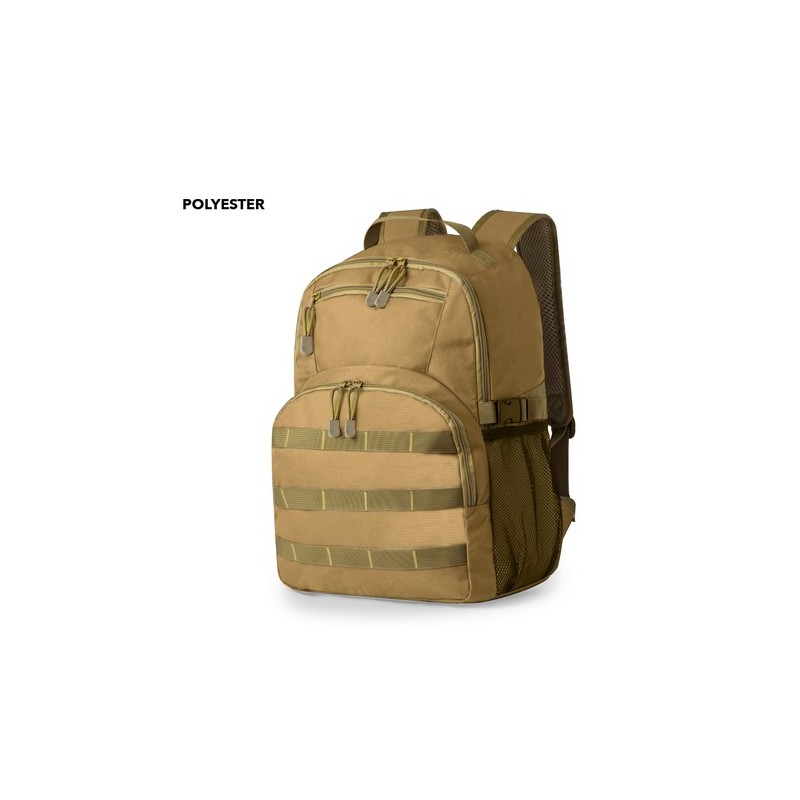 Sac à Dos Personnalisé pour Aventures Pas Cher - Salced Matières : polyester Couleurs : marron personnalisable avec votre logo