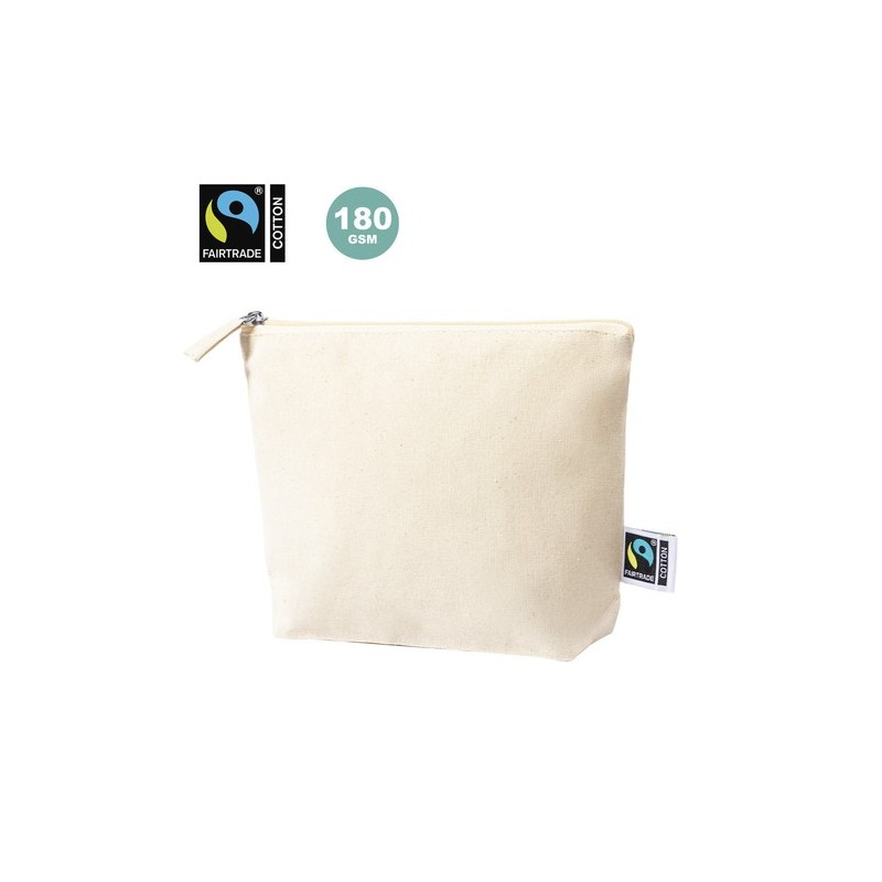 Nécessaire Écolo et Pratique Fairtrade Personnalisé Adams Matières : coton Couleurs : naturel personnalisable avec votre logo