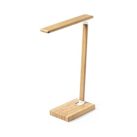 Lampe Éco-responsable et Pratique Chargeur Sleya Matières : bambou personnalisable avec votre logo