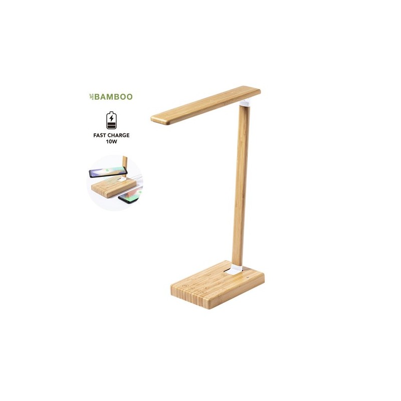 Lampe Éco-responsable et Pratique Chargeur Sleya Matières : bambou cadeau entreprise pas cher