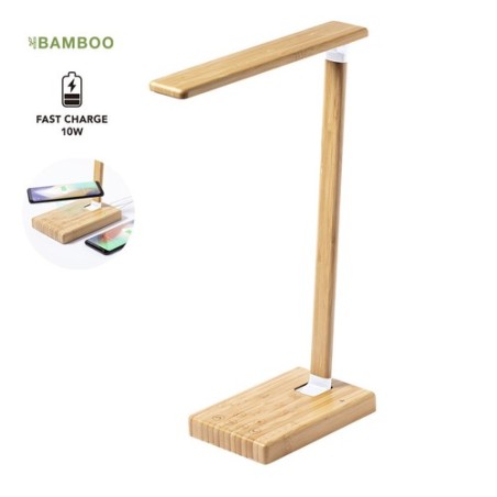 Lampe Éco-responsable et Pratique Chargeur Sleya Matières : bambou cadeau entreprise pas cher