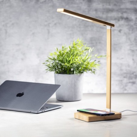 Lampe Éco-responsable et Pratique Chargeur Sleya Matières : bambou goodies entreprise design